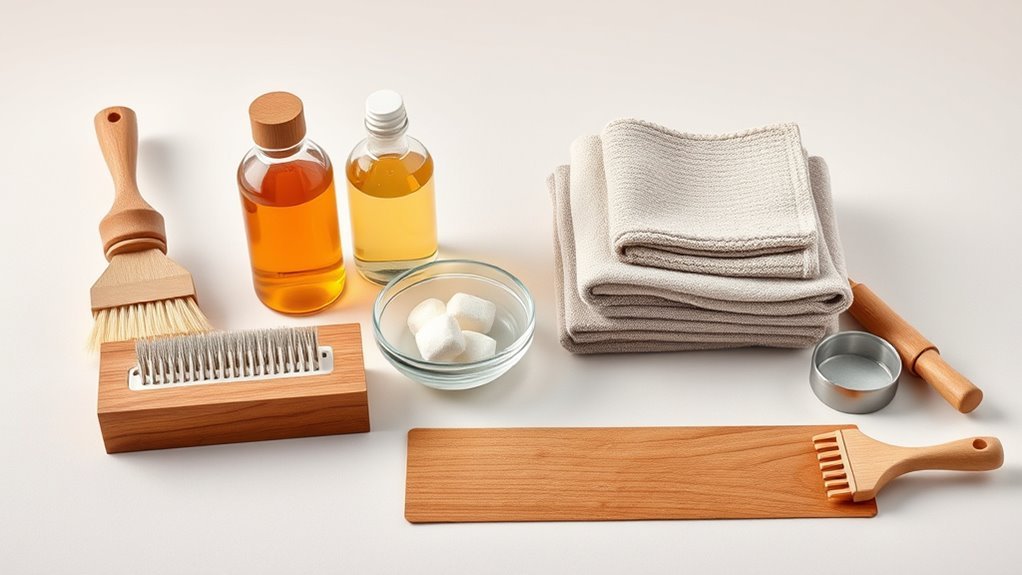 essential cleaning tools and supplies