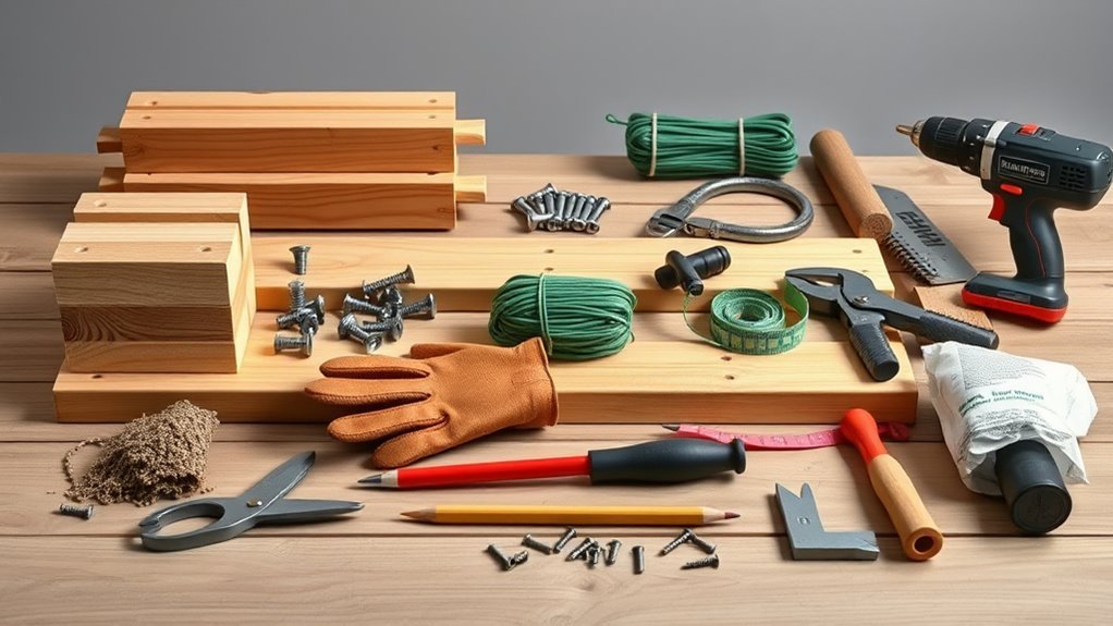 essential tools and materials