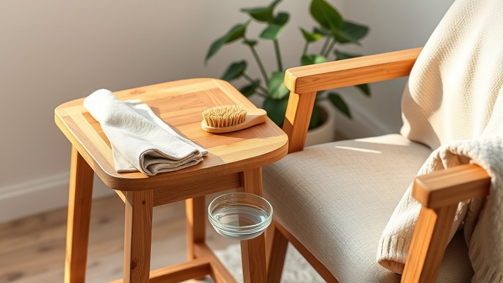 gentle indoor teak cleaning