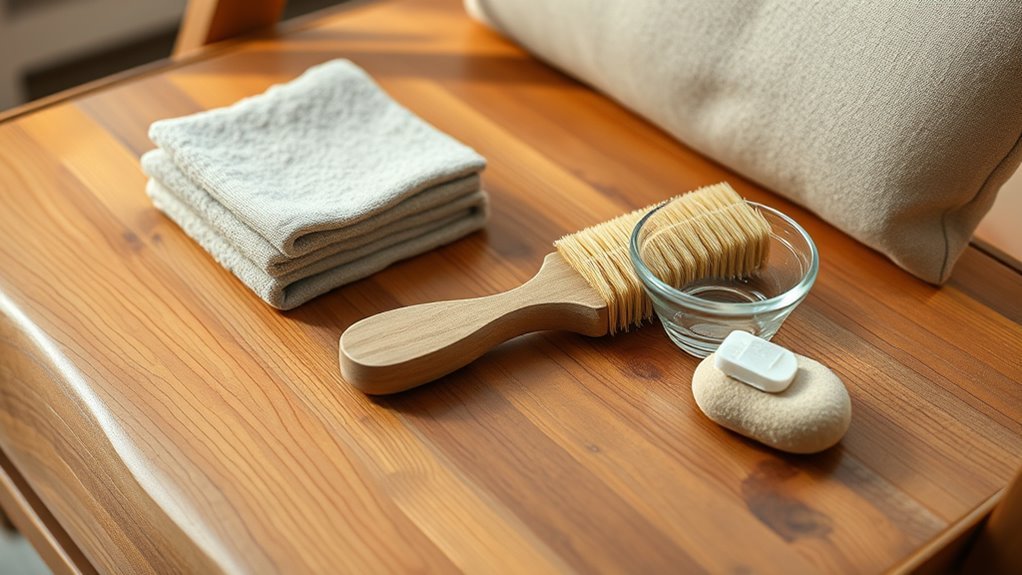 gentle microfiber cleaning technique