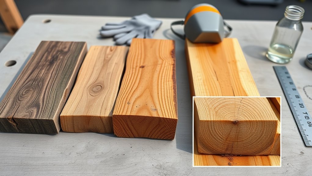 identify treated lumber safely