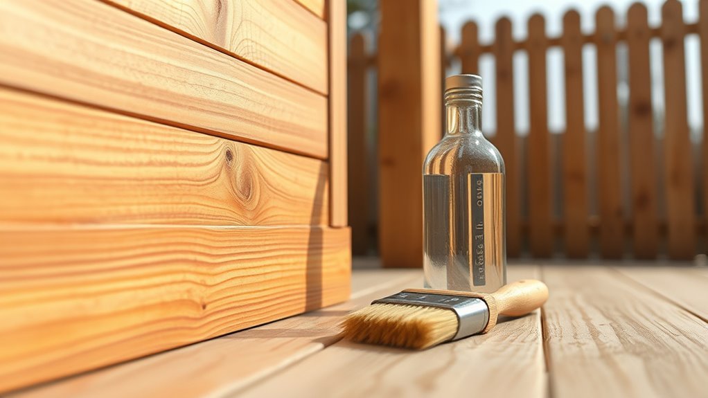 uv protected clear cedar finish