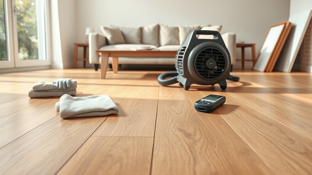 wood floor water damage guide